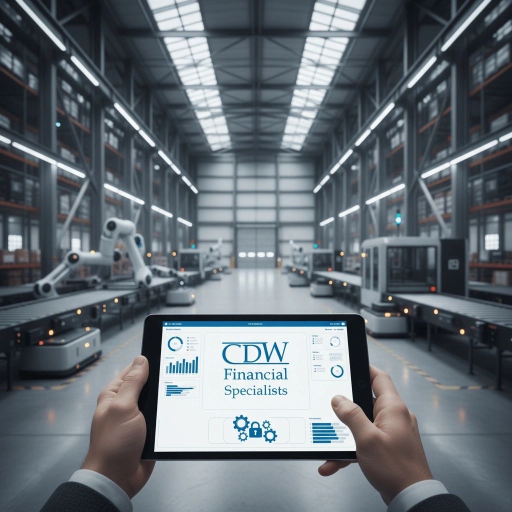Factory automation monitored via tablet