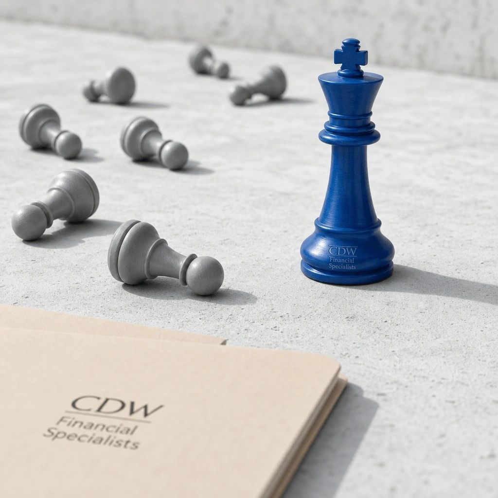 Blue chess piece on concrete surface