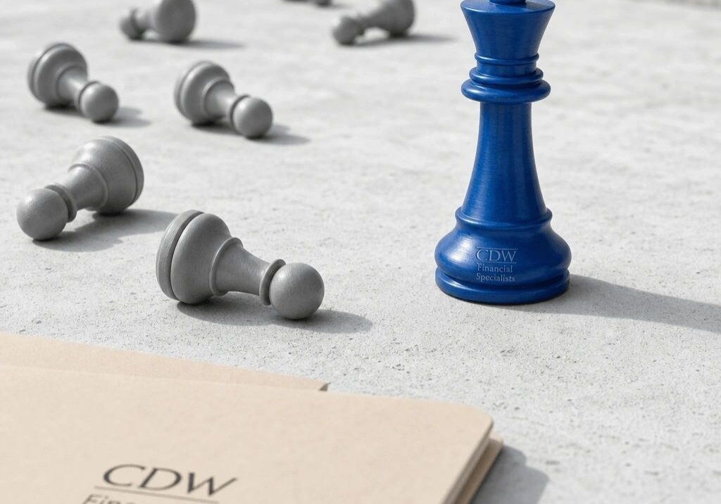 Blue chess piece on concrete surface